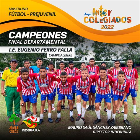 Obtuvieron el título de campeón en la categoría prejuvenil de fútbol
