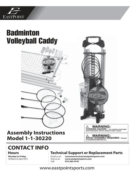 Badminton Volleyball Caddy Eastpoint Sports