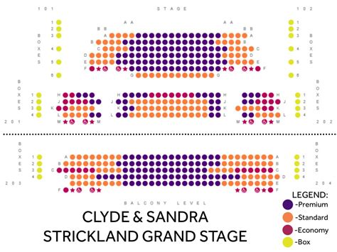 Clyde & Sandra Strickland Grand Stage Seating Chart - Aurora Theatre