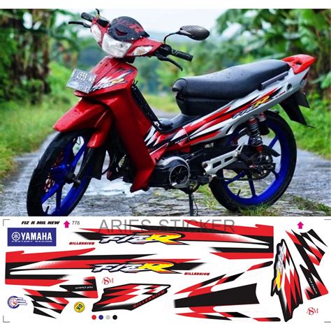 Striping Stiker Lis Fiz R F1zr Milenium Merah Putih Lazada Indonesia