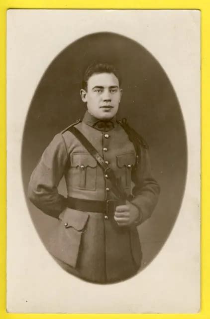 Cpa Carte Photo Vers Militaire Soldat En Uniforme Du Eme