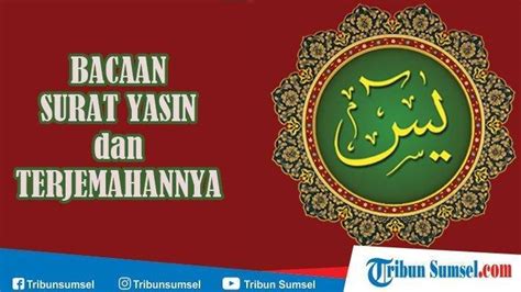 Bacaan Surat Yasin Ayat 1 83 Tulisan Arab Latin Dan Artinya