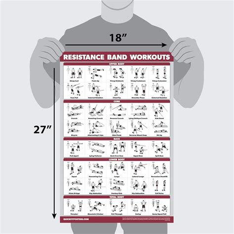 Stretching Exercises Resistance Loops Workouts Set Of Workout Charts