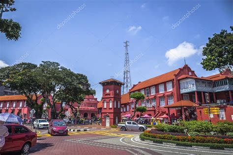 Melaka Malasia 28 De Julio De 2019 The Stadthuys Es Una Estructura