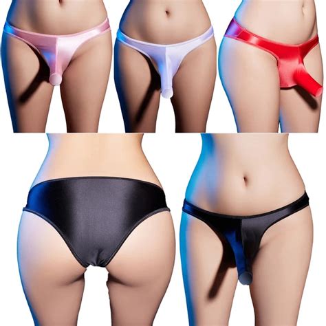 MENS GLOSSY G STRING Sissy Pouch Panties Thong Bikini Briefs Underwear