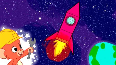 Rocket Cartoon Images For Kids - bmp-bonkers