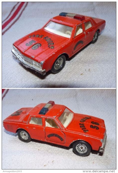 Majorette RARE VOITURE MAJORETTE CHEVROLET IMPALA POMPIER FIRE CHIEF 1 41