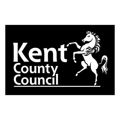 Kent County Council Logo Black And White Brands Logos