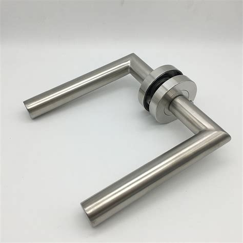 Stainless Steel Brushed Nickel Modern Interior Door Levers Handles Set