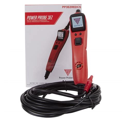 Power Probe PP3EZREDCS PP 3EZ Red Digital Voltmeter TOOLSiD