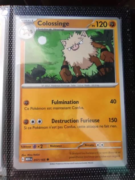 Carte Pokemon Colossinge Fran Ais Ev Mew Fr Neuf