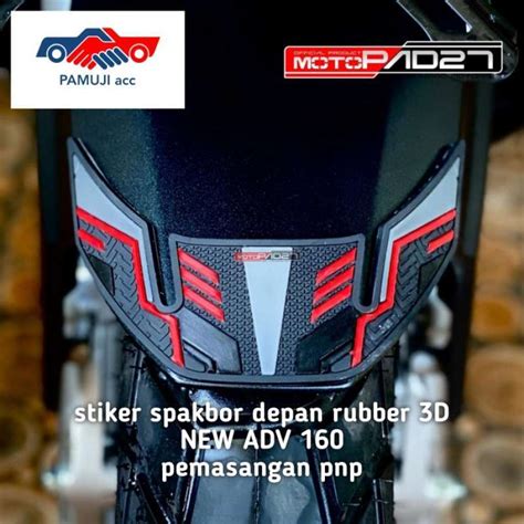 Promo Stiker Spakbor Depan New Adv Rubber D Motopad Diskon Di