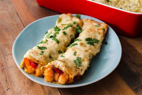 Shrimp Enchiladas Are Quick And Delicious Recipe Shrimp Enchiladas