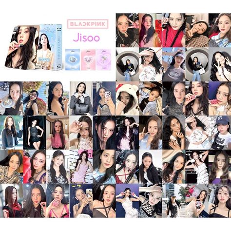 Set Of Unoff Hologram Jisoo Blackpink Cute Photocards Shopee