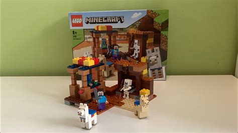 Lego Minecraft The Trading Post Youtube