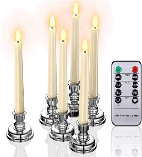 Flameless Window Candles Lights Pchero Pack Inches Battery