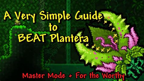 A Simple Guide Master Mode For The Worthy Plantera In Terraria 1 4 Mobile Youtube