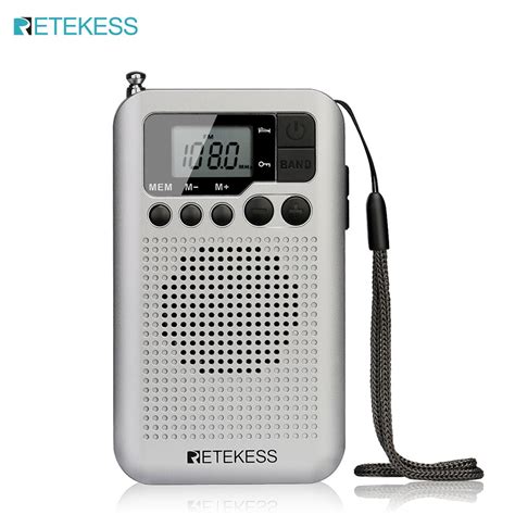 Retekess Tr106 Portable Mini Pocket Radios Am Fm Digital Tuning