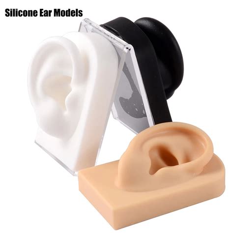 Orelha de Silicone Macio Modelo Simulação 1 1 Brincos Piercings