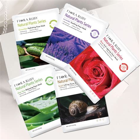 Natural Skin Care Korea Plant Extract Snails Collagen Face Sheet Mask