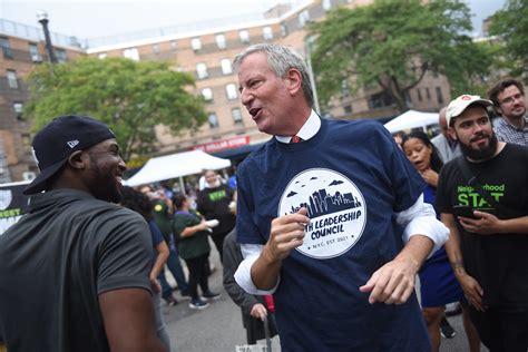 Queensbridge Mayor Bill De Blasio Delivers Remarks At The Flickr