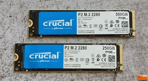 Crucial P Gb And Gb Ssd Review Legit Reviews