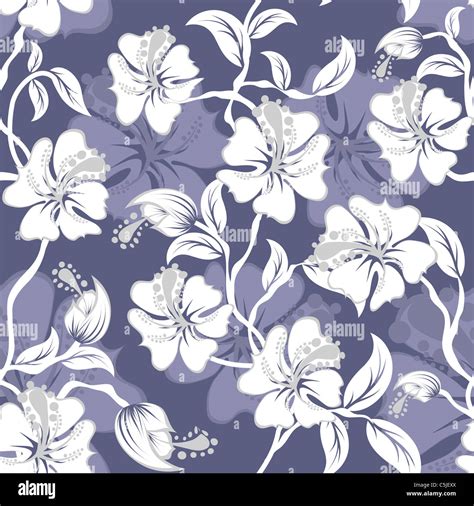 seamless vector floral pattern stock photo alamy