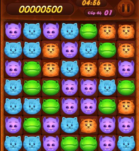 Game Xếp hình thú nuôi - Candy Pets - Game Vui