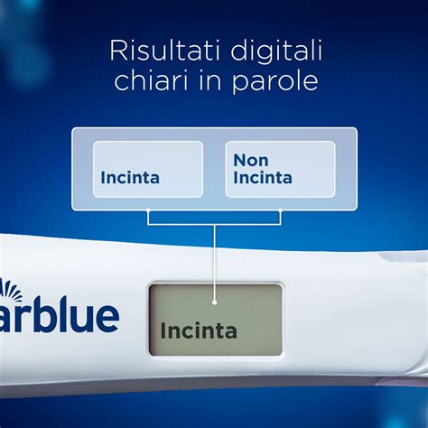 Clearblue Test Di Gravidanza Rilevazione Digitale Precoce Pz Redcare