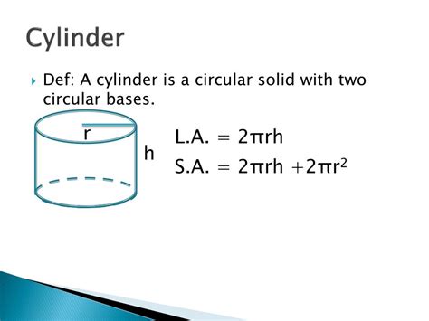 Ppt Surface Area Of Circular Solids Powerpoint Presentation Free