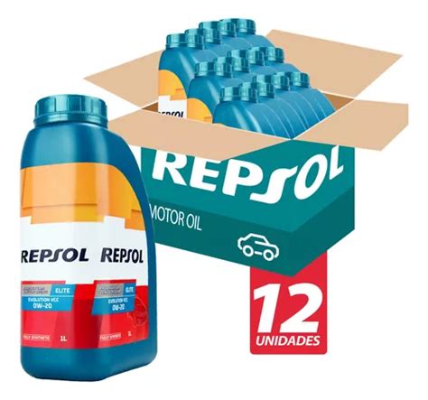 Kit 12 Litros Óleo De Motor 0w20 Volvo 100 Sintético Repsol MercadoLivre