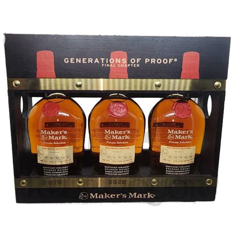 Makers Mark Generations Of Proof Final Chapter 375ml 3pk Luekens Wine And Spirits