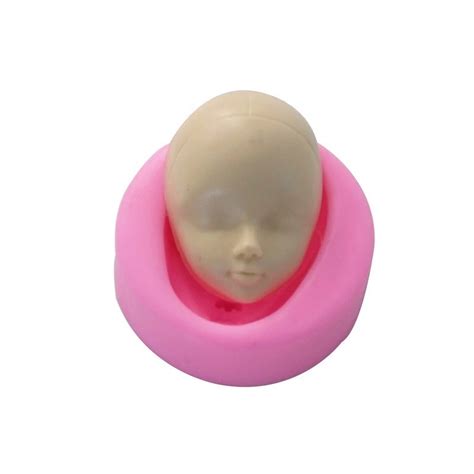 Moule En Silicone Visage Poup E Fimo R Sine G Teau Fantasyline