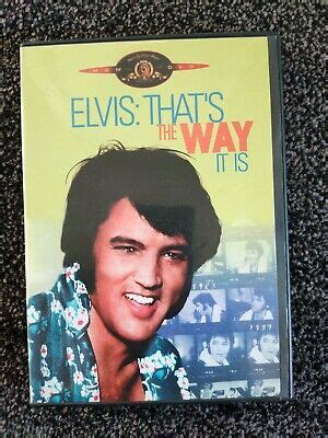 Elvis Presley That S The Way It Is Dvd Denis Sanders Concert