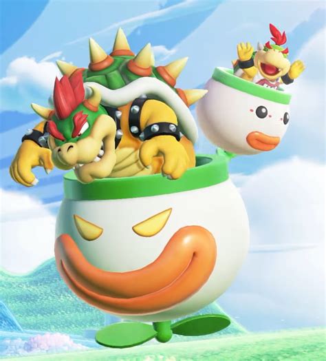 File Bowser And Son SMBW Direct Png Super Mario Wiki The Mario