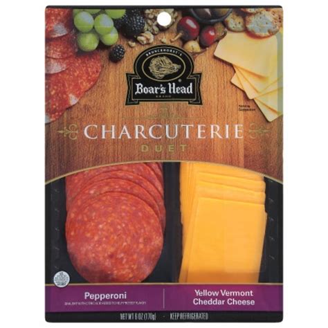 Boar S Head Charcuterie Duet Pepperoni And Vermont Cheddar Cheese 6 Oz Pick ‘n Save