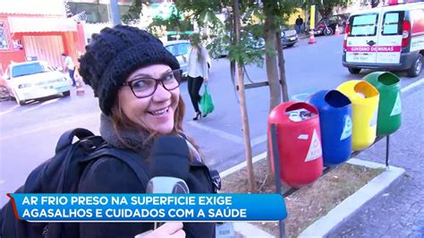 Baixas Temperaturas Chegam Em Belo Horizonte YouTube