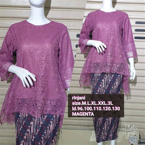 Jual TERBARU SETELAN Kebaya Kebaya RINJANI Brokat Kebaya Modern