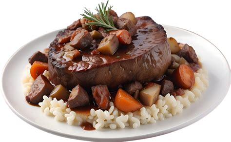 AI generated Delicious-looking Boeuf Bourguignon. Ai-generated. 36079571 PNG