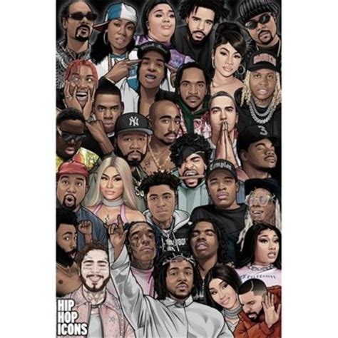 Hip Hop Icons Posters Decoratie Cave Garden