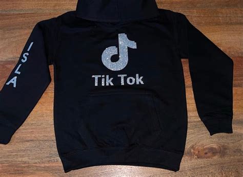 Personalised Tiktok Hoodie Fyp Hoodie Tik Tok Jumper Viral Etsy