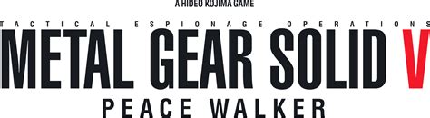 Logo For Metal Gear Solid Peace Walker By Steamgriddb