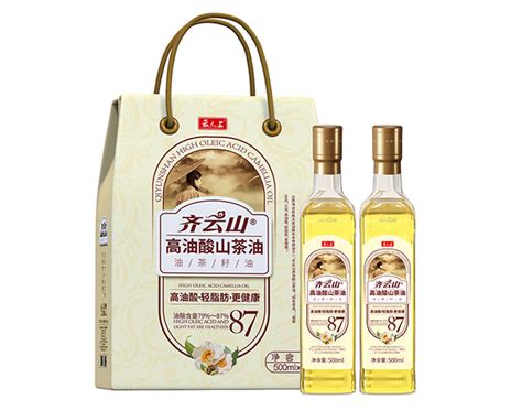 齐云山高油酸山茶油浸出一级500ml×2礼盒 首页 江西齐云山食品有限公司