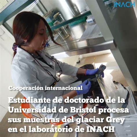 INACH on Twitter Paulina Cifuentes microbióloga y estudiante de