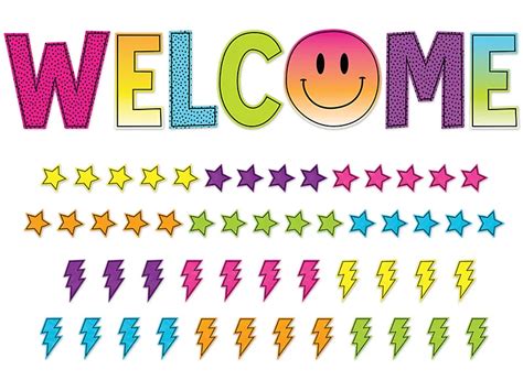 Brights 4ever Welcome Bulletin Board Set At Lakeshore Learning