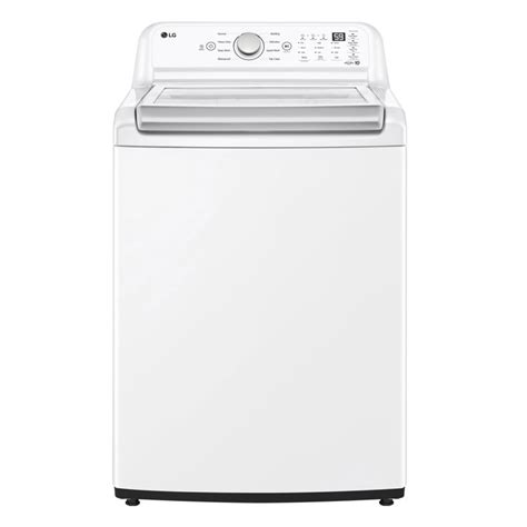 Lg 48 Cu Ft Top Load Washer In White And Reviews Wayfair