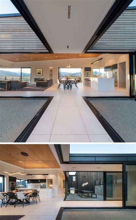 Retractable Glass Walls Significantly Open This House To The Outdoors