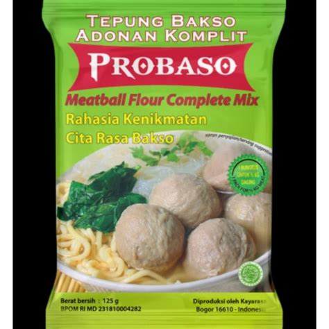 Jual Probaso Tepung Bakso Adonan Lengkap Gram Shopee Indonesia