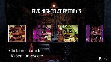 Five Nights At Freddys 6 Fnaf 1 2 3 4 5 All Jumpscares Simulator Fnaf