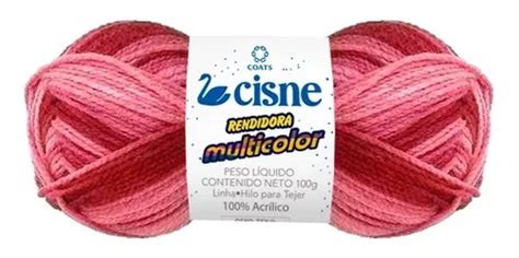 Lana Cisne Rendidora Multicolor X Ovillos Gr Mercadolibre